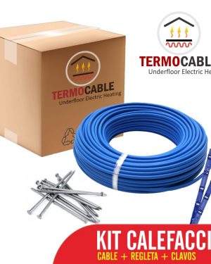 Kit Rollo Piso Losa Radiante Eléctrica 1100w De 8 A 11 M2