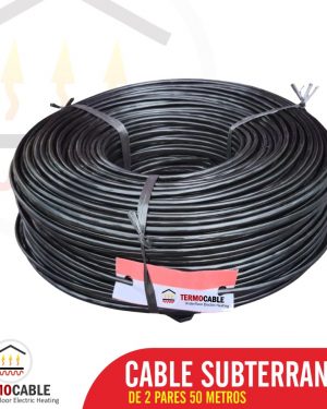 Cable Subterráneo De 2 Pares 50 Metros