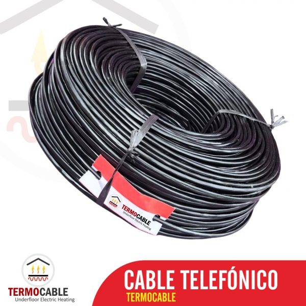 Rollo Cable Telefónico Exteriores 6 Pares Rollo 200 Metros