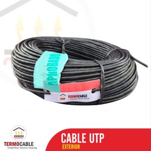 Cable Utp Exterior Categoría 5e 4 Pares Cobre 0.5mm X 100mts
